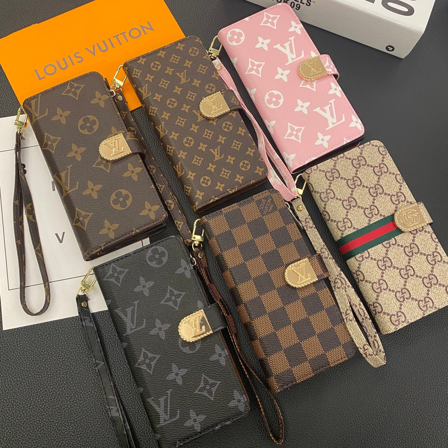 MONOGRAM LÆDER LÆDERWALLET SAMSUNG MOBILETASKE