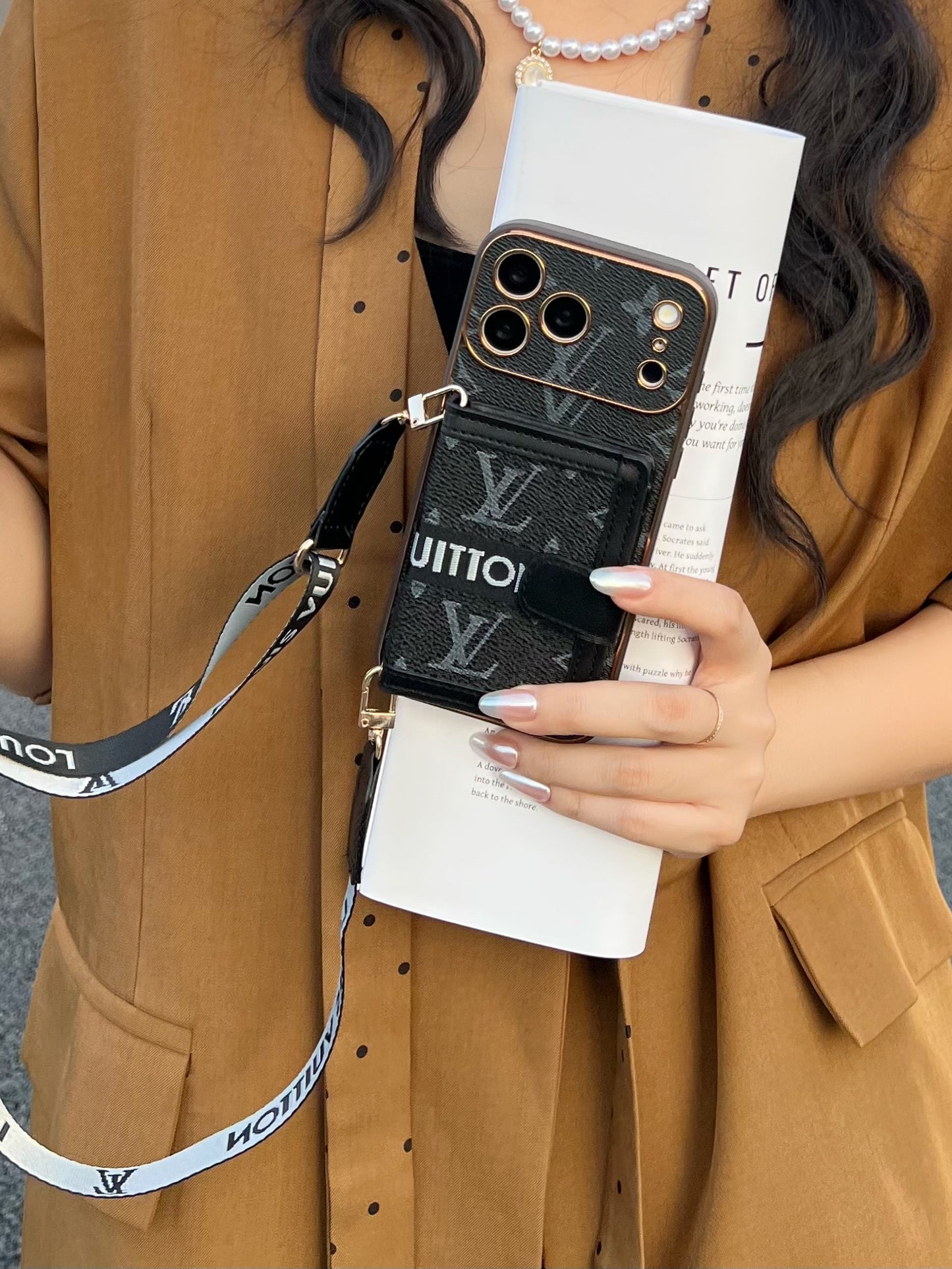 Luxury Card Pocket Crossbody Phone Case