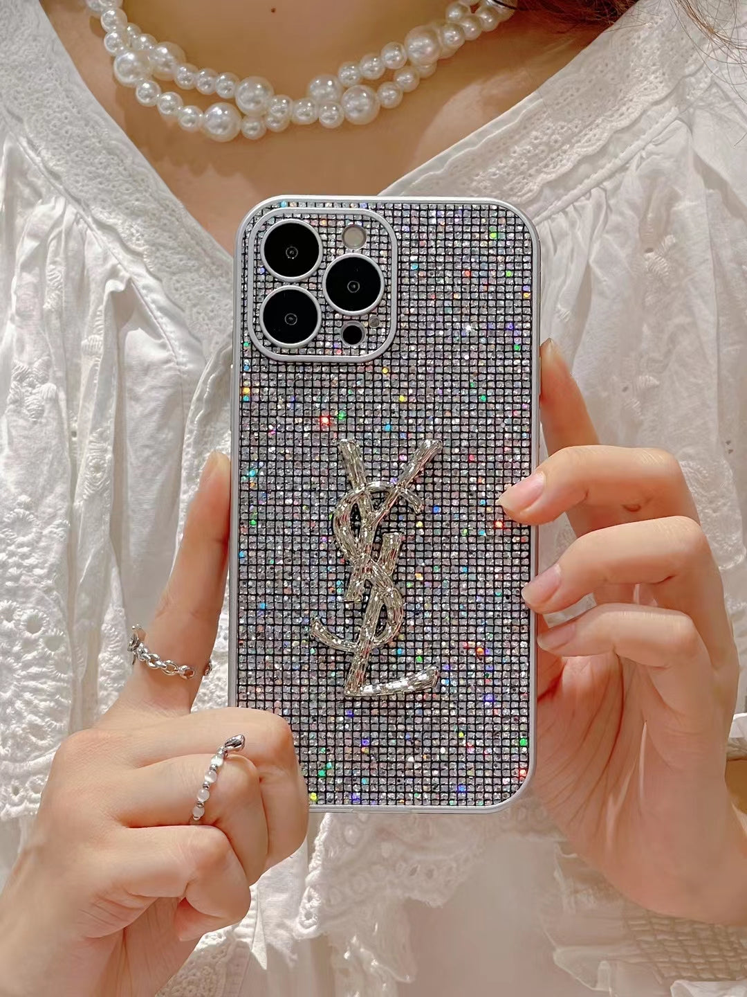 Lussuose custodie per iPhone con glitter