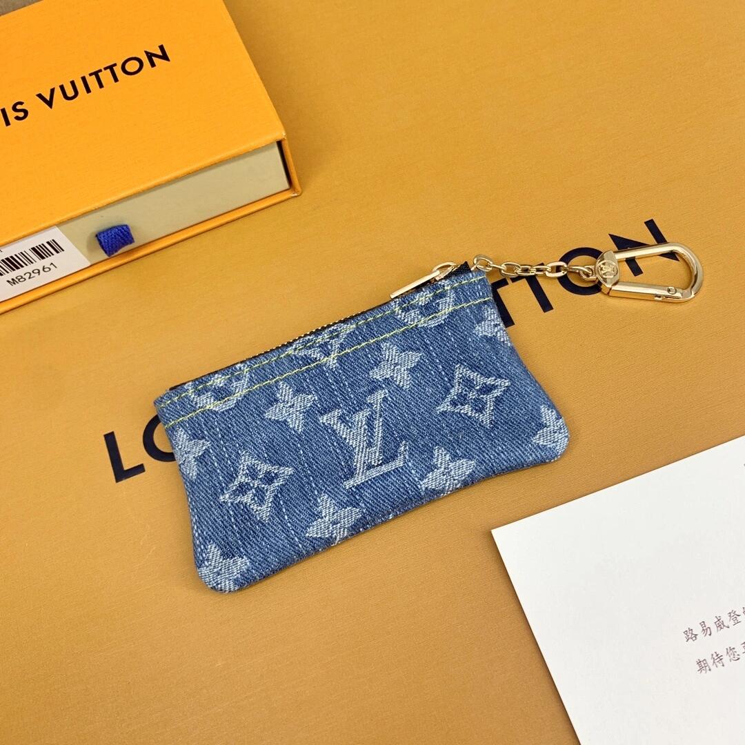 Luksus Monogram Møntpose – Stilfuld & Kompakt nøglering pung