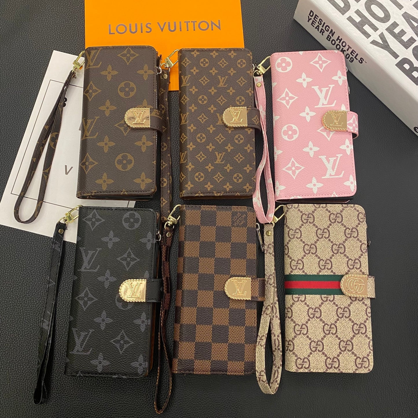 MONOGRAM LÆDER LÆDERWALLET SAMSUNG MOBILETASKE