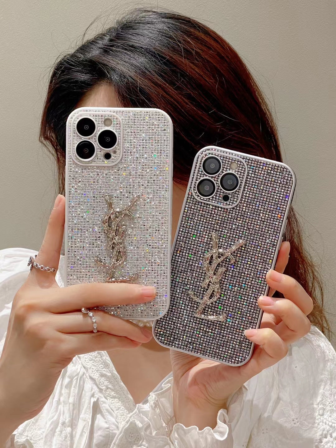Lussuose custodie per iPhone con glitter