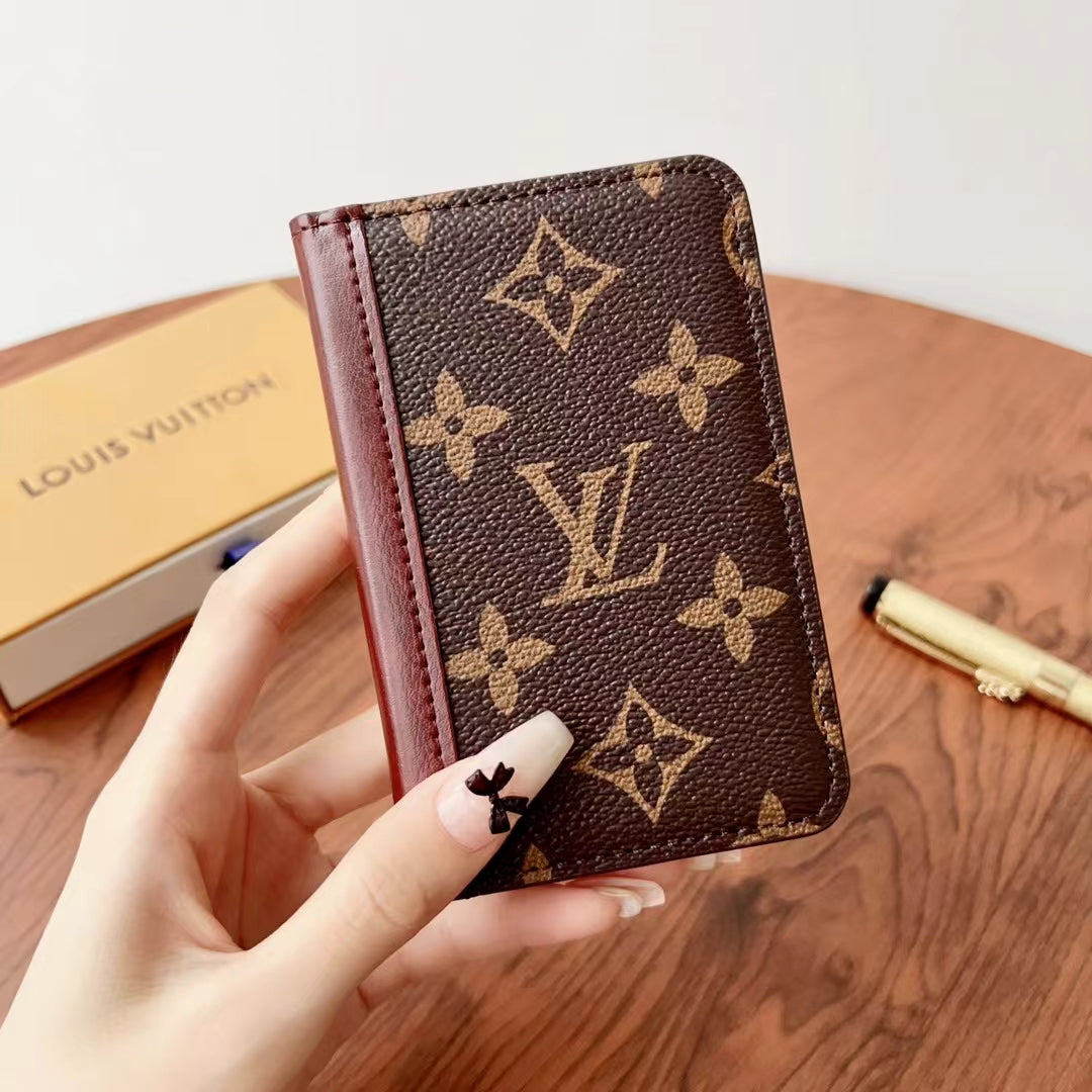 Elegant Lou Checkered & Monogram Wallets