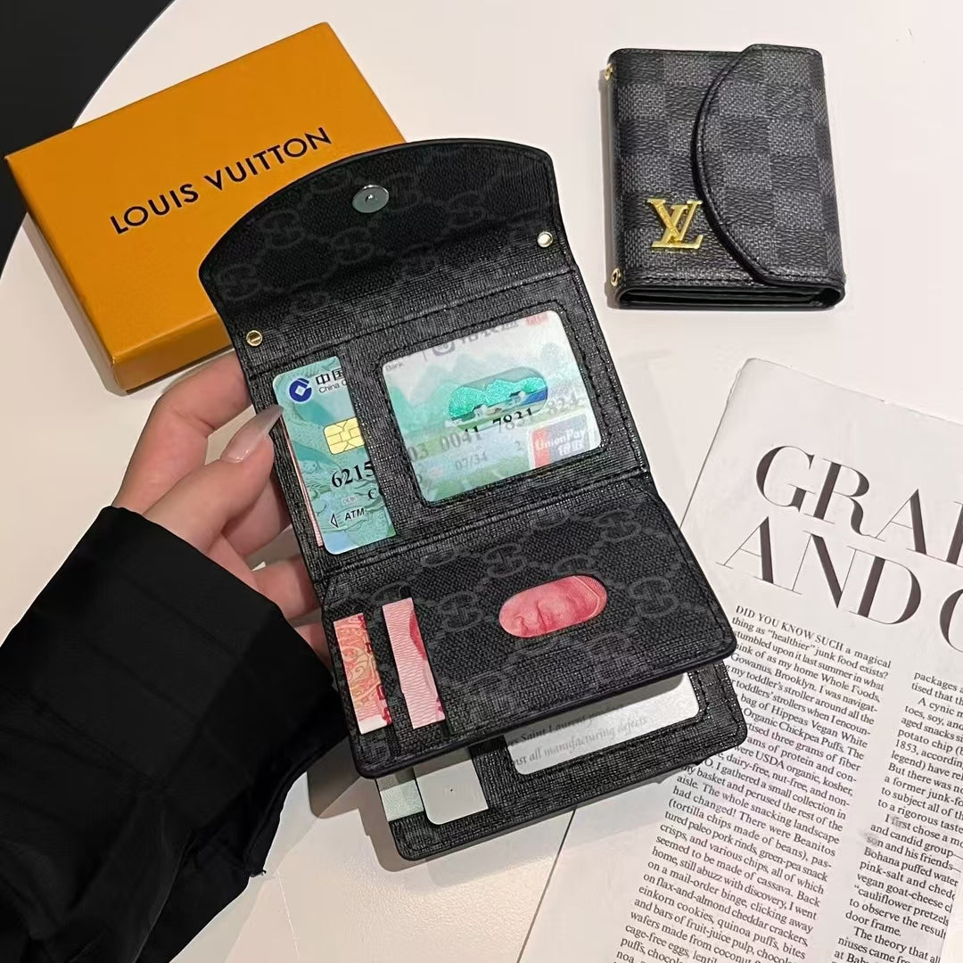 Luxury Lou & Luxury-Inspired Monogram Compact Wallet Collection