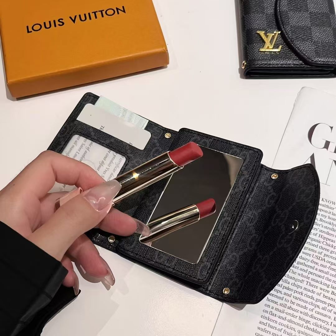 Luxury Lou & Luxury-Inspired Monogram Compact Wallet Collection