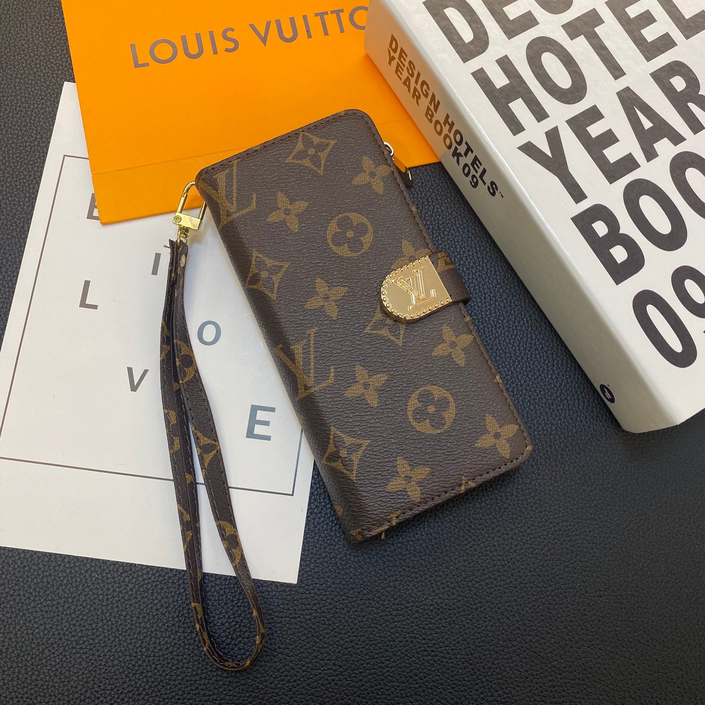 MONOGRAM LÆDER LÆDERWALLET SAMSUNG MOBILETASKE