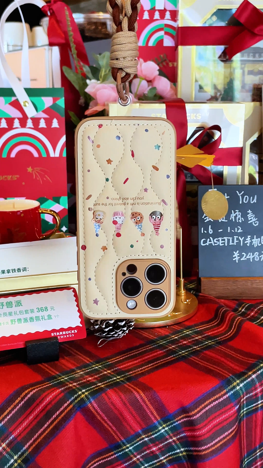 輕盈如羽毛的舒適：別緻的餅乾風格 iPhone 手機殼，專為潮流引領者打造