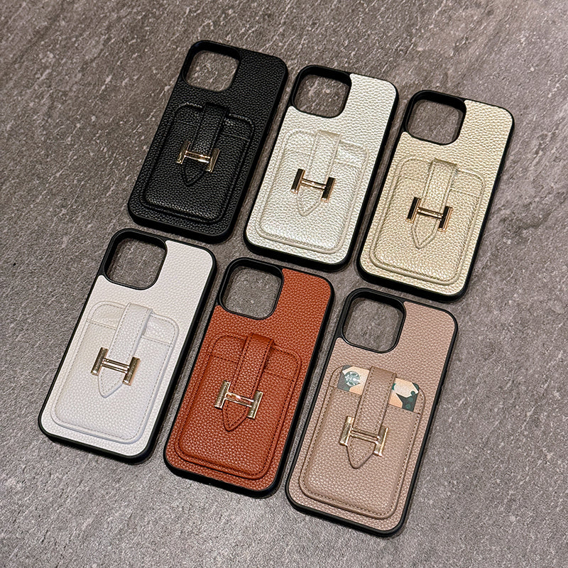 H-Kartenhalter-Leder-iPhone-Hülle