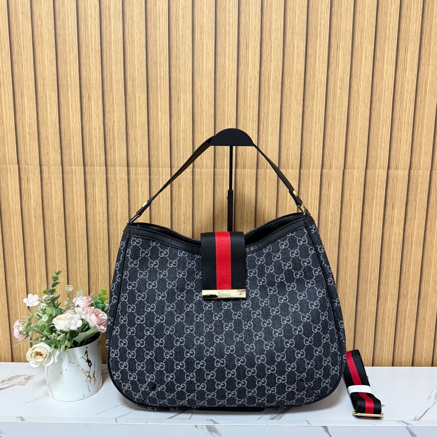 Classic Monogram Shoulder Tote
