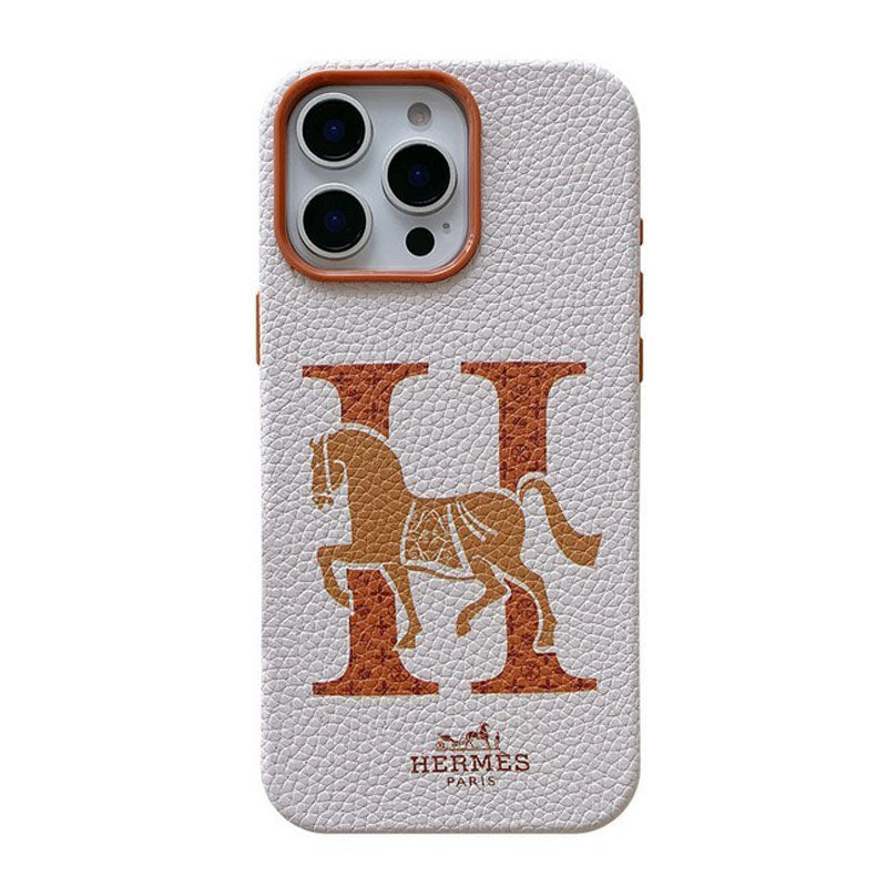 Custodia classica per iPhone in pelle