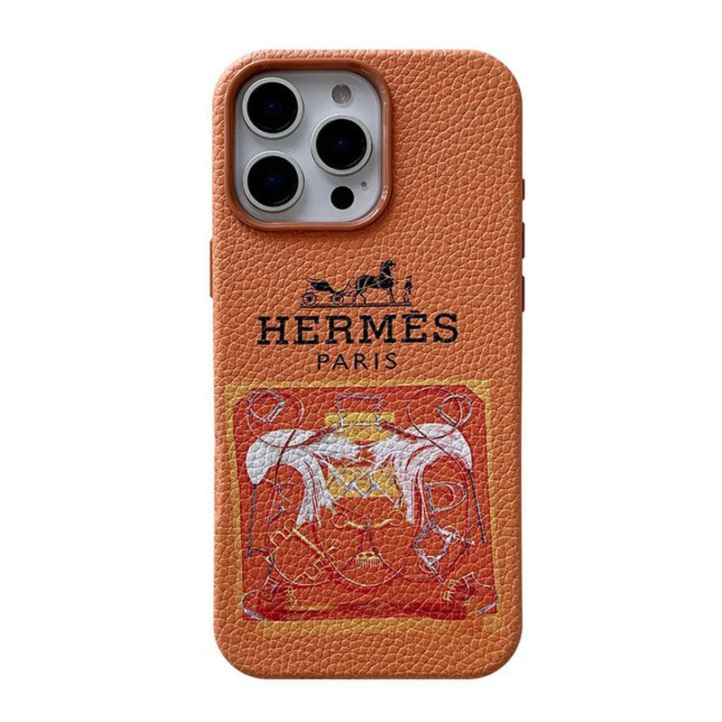Custodia classica per iPhone in pelle