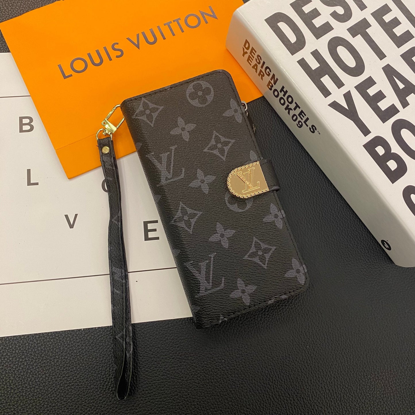 MONOGRAM LÆDER LÆDERWALLET SAMSUNG MOBILETASKE