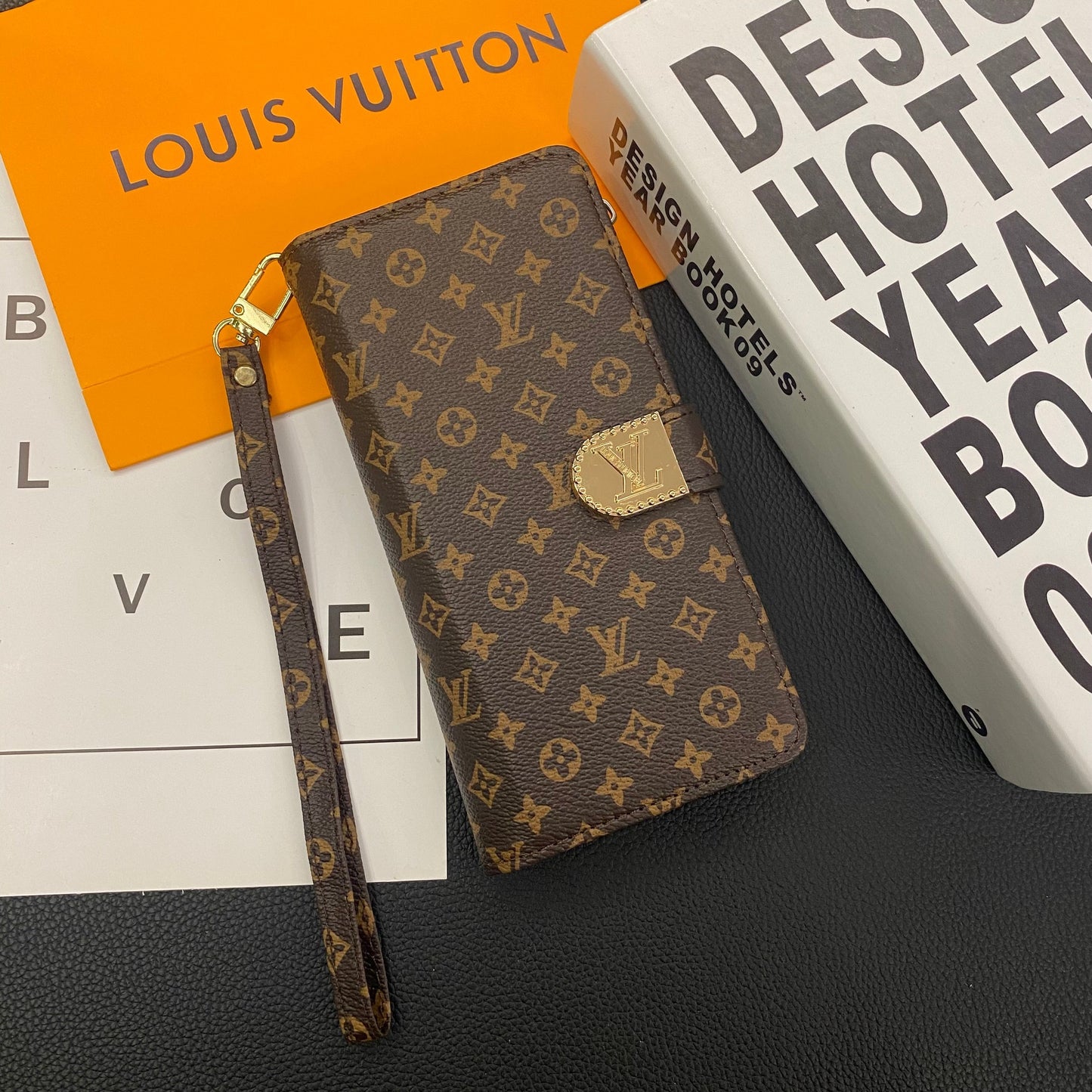 MONOGRAM LÆDER LÆDERWALLET SAMSUNG MOBILETASKE