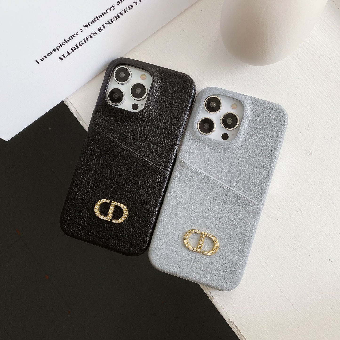 Μόδα δερμάτινη θήκη για iPhone