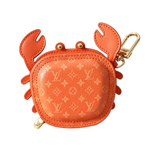 Crab Mini Coin Purse Bag Charm Keychain