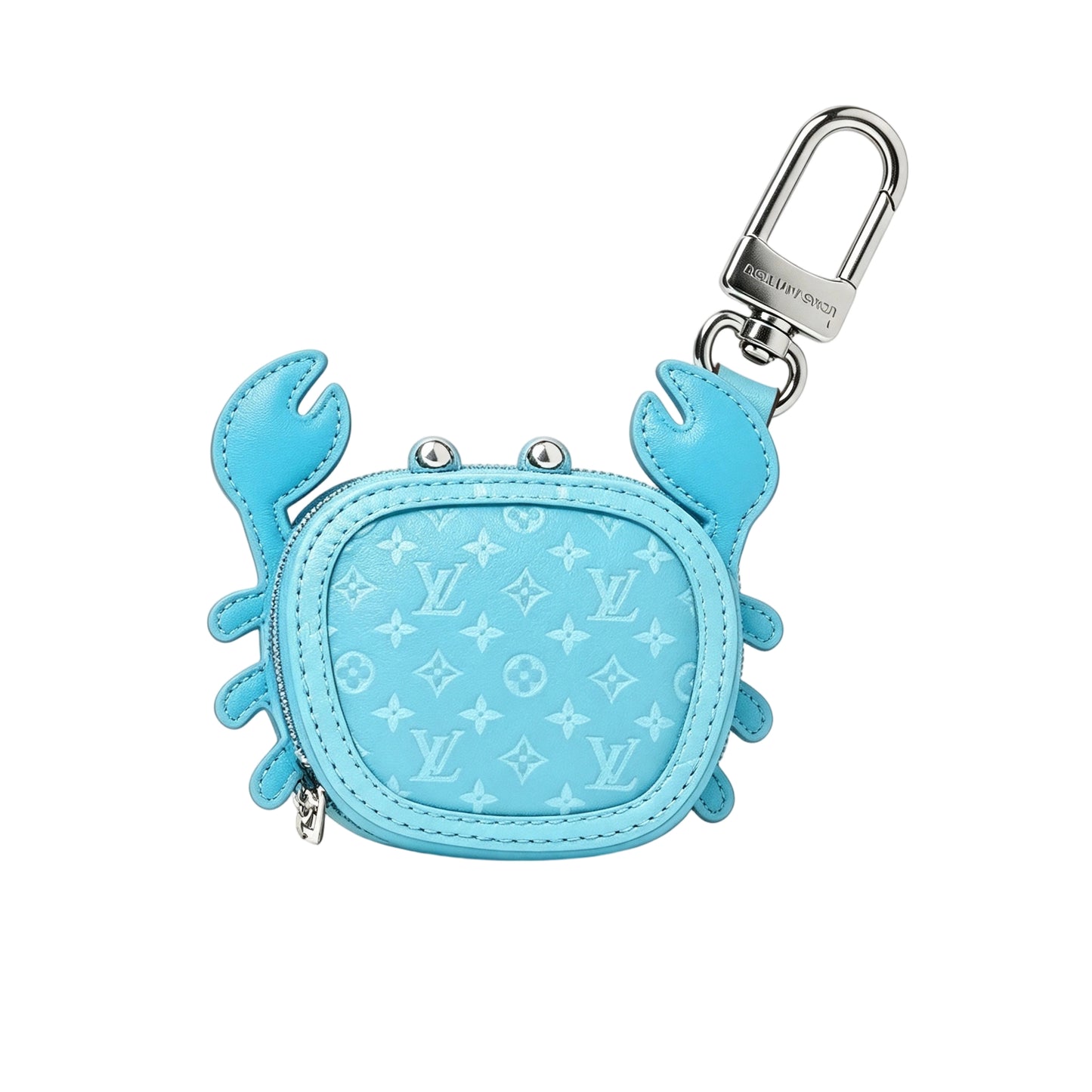 Crab Mini Coin Purse Bag Charm Keychain