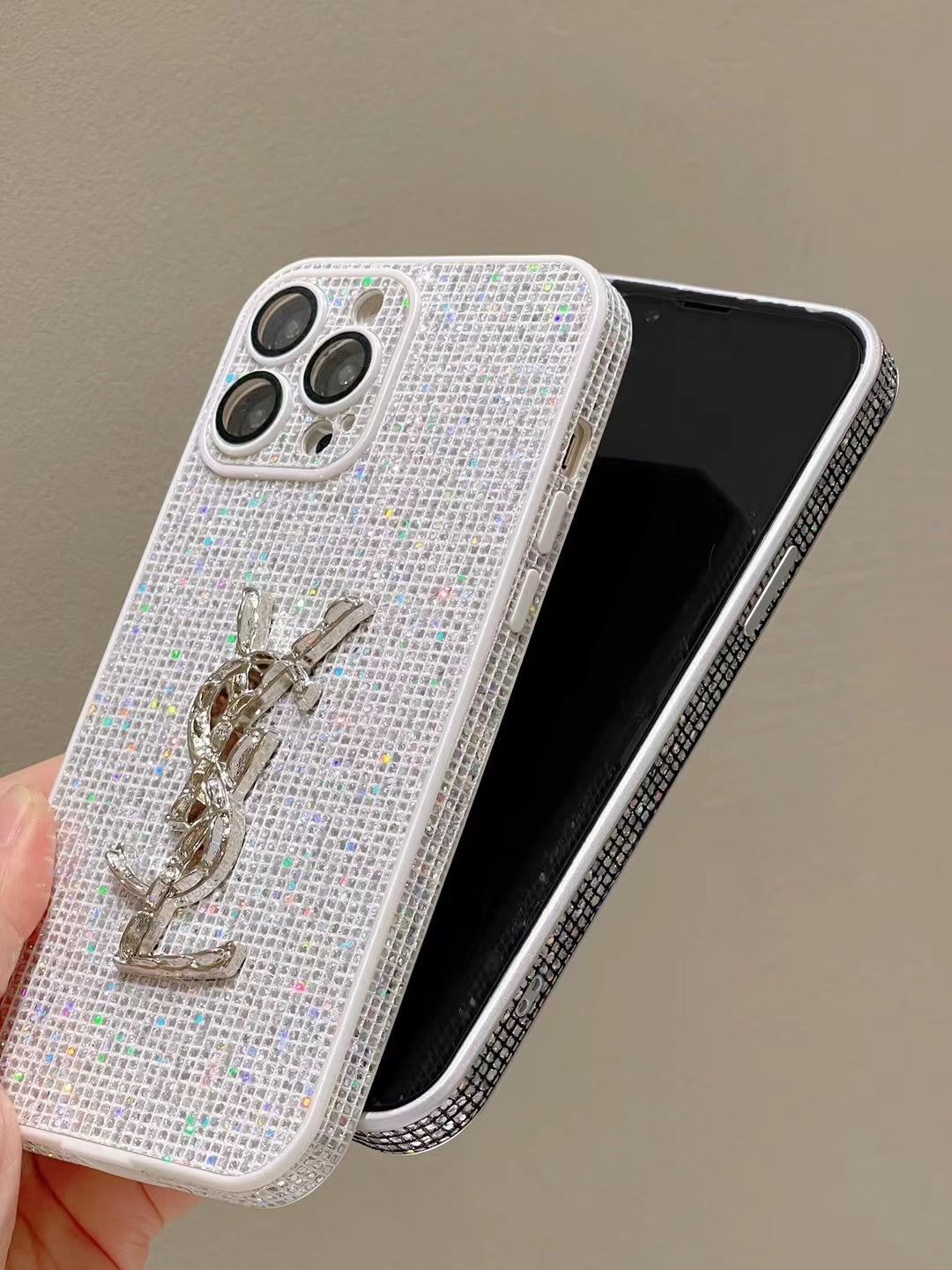 Lussuose custodie per iPhone con glitter