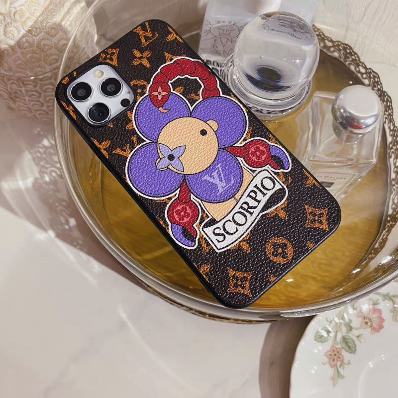Scorpio Love maalattu iPhone-kotelo mittatilaustyönä