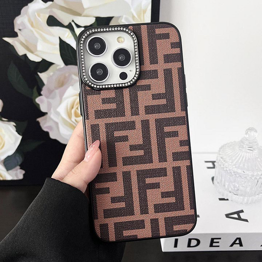Θήκη για iPhone Luxe Fabric Sparkle surround