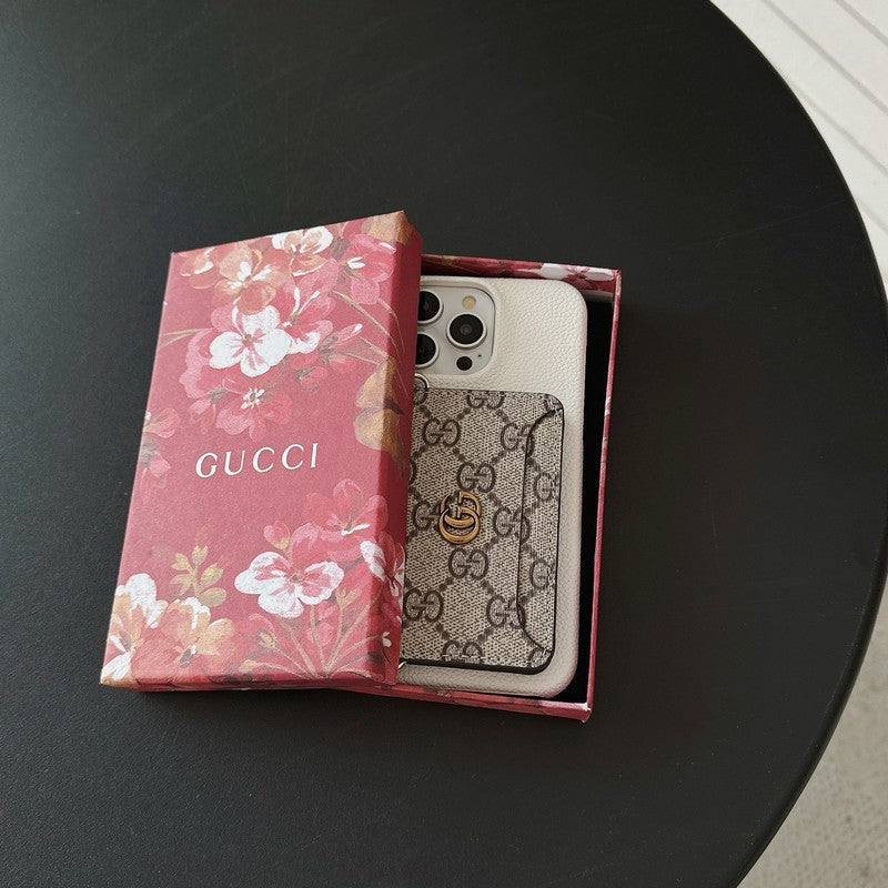 高級卡包斜背經典 iPhone 手機殼