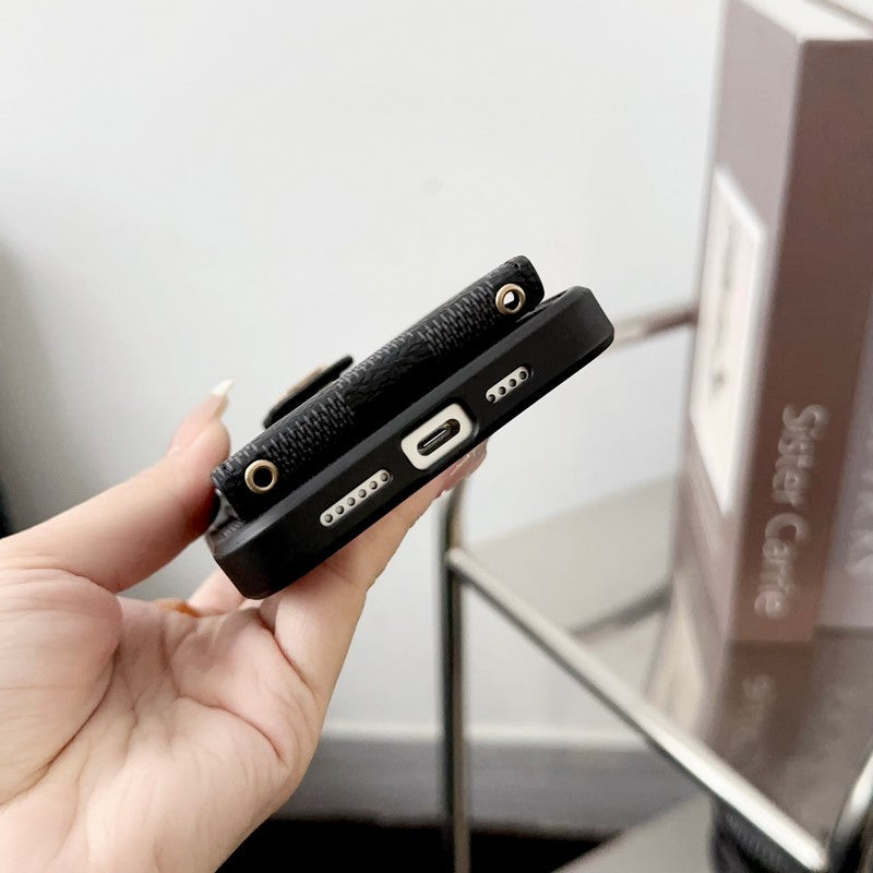 Premium Card Bag Crossbody Chain iPhone etui