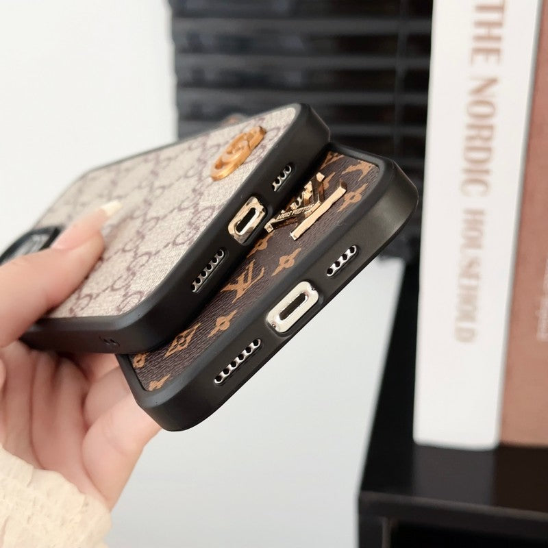Coque et skin iPhone avec chaîne à main premium