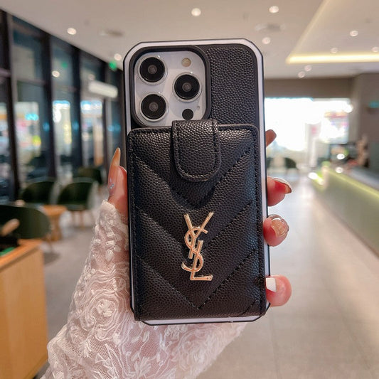 כיסוי עור לאייפון בצבע Saint Card Bag