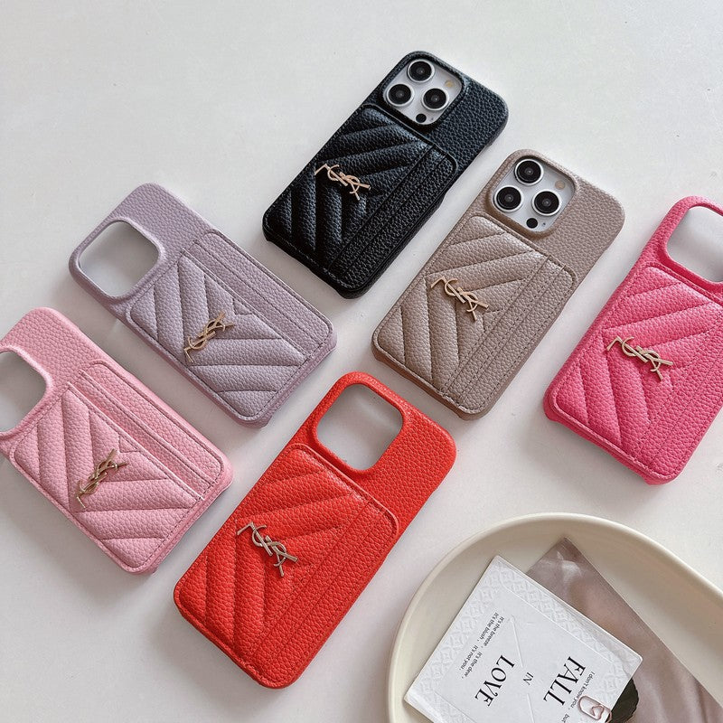 כיסוי עור לאייפון Saint Card Bag