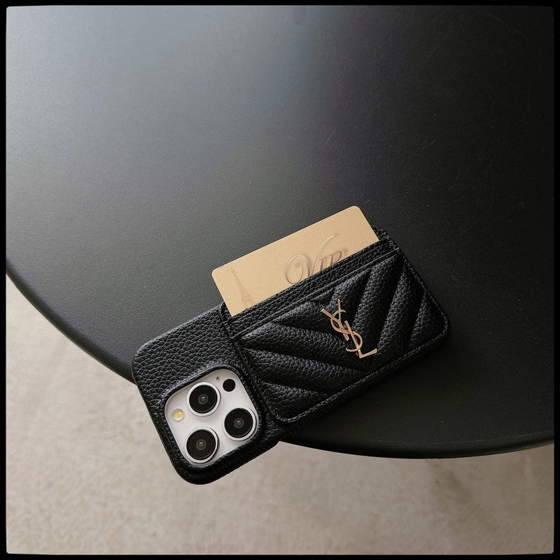 כיסוי עור לאייפון Saint Card Bag