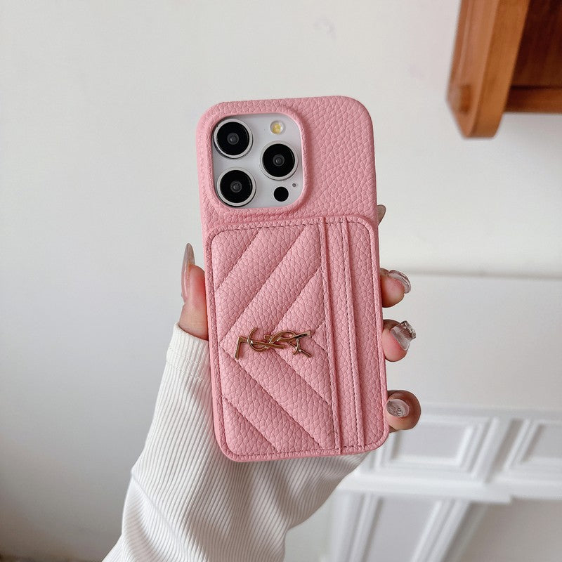 כיסוי עור לאייפון Saint Card Bag