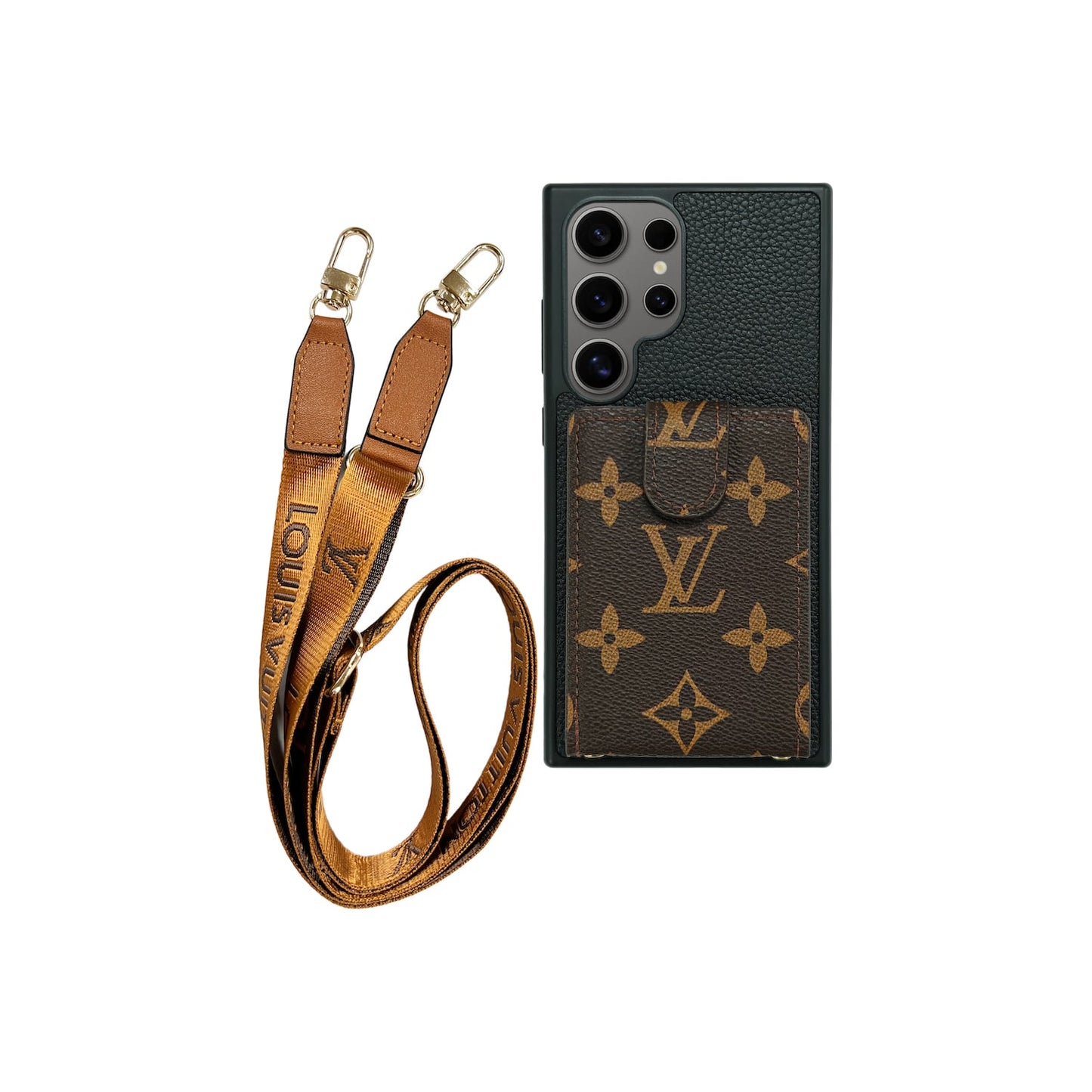Κάτοχος κάρτας x Lanyard Signature Two Tone Brown Case | Samsung