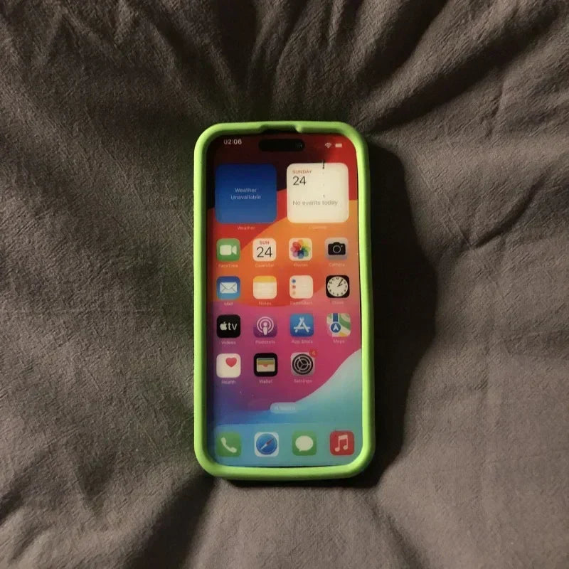 可愛卡通Labubu Zimomo 矽膠帶支架|棕色/粉紅色 - iPhone 手機殼