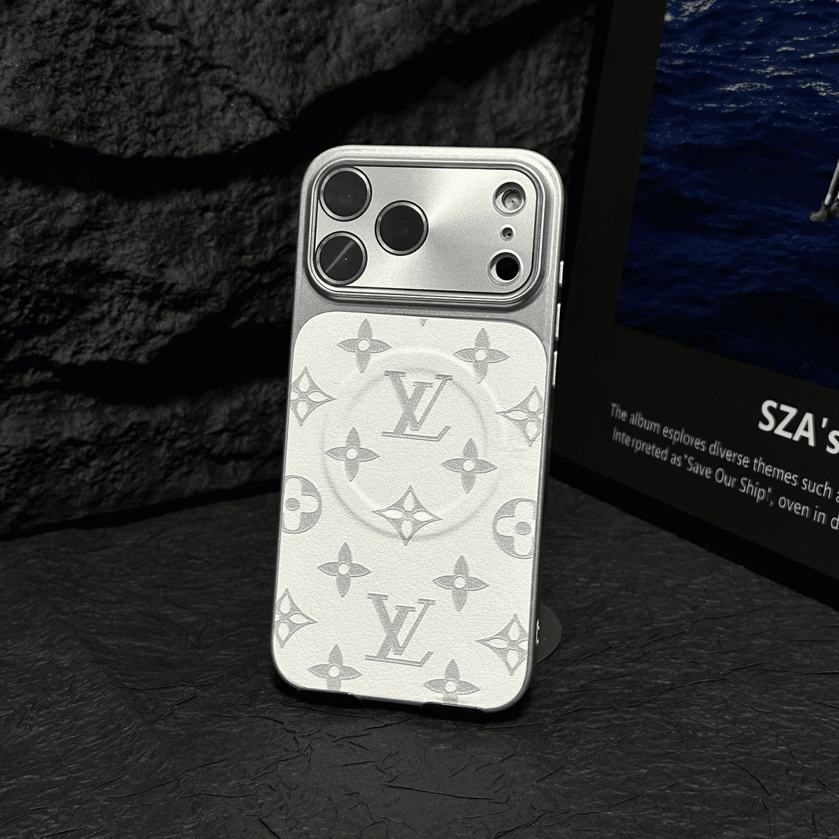 MagSafe-Leder-iPhone-Hülle – magnetischer Griff & Vollständiger Schutz