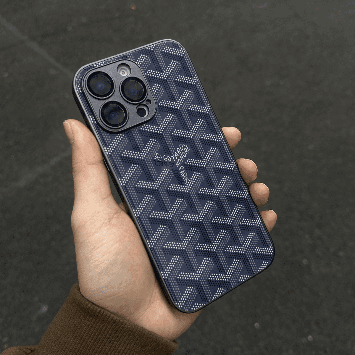 G-Y Luksus Geometrisk Monogram iPhone-etui