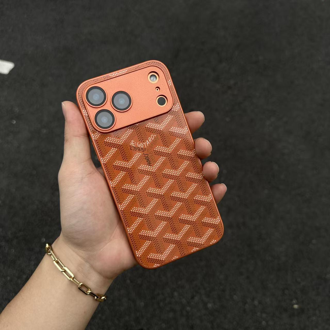 G-Y Luksus Geometrisk Monogram iPhone-etui