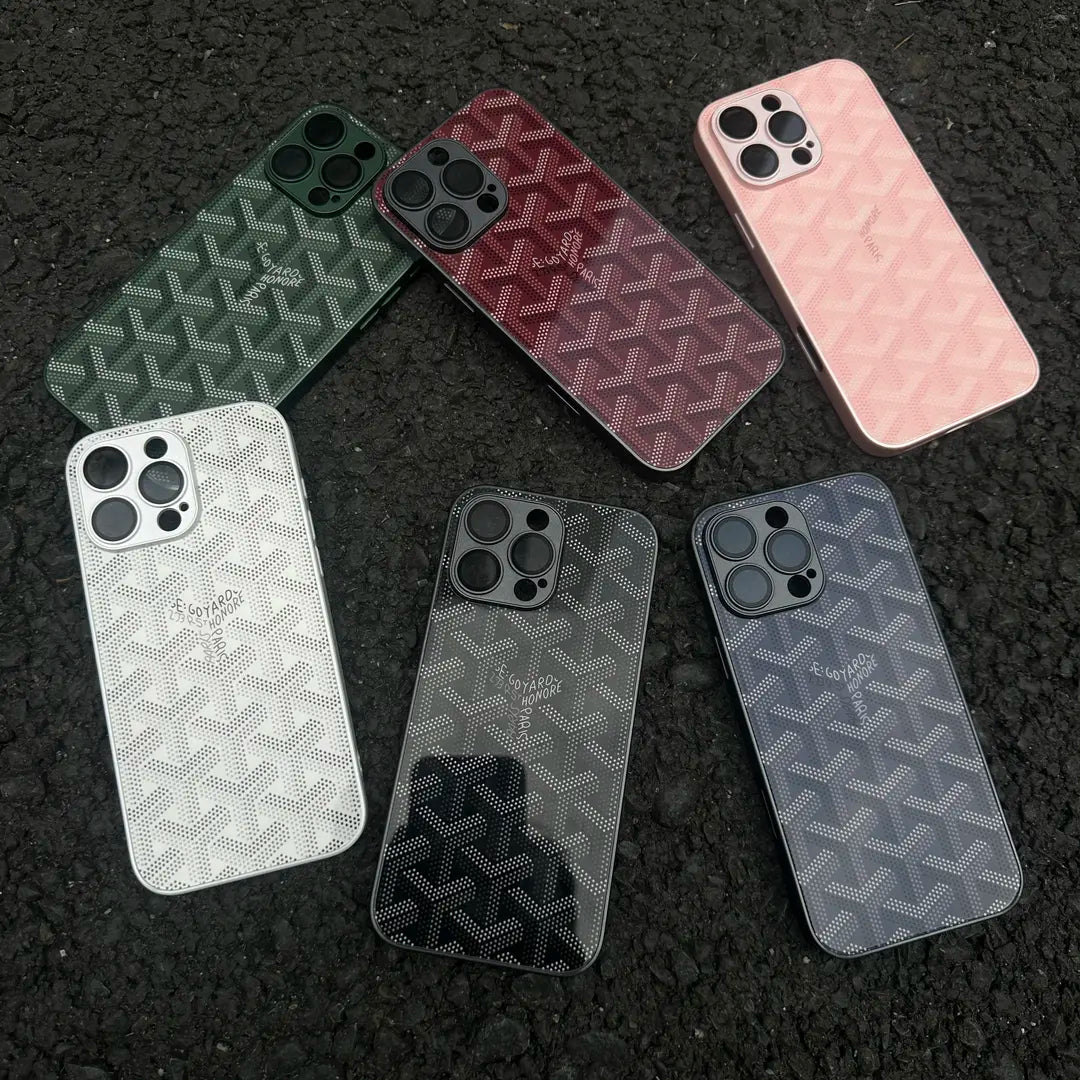 G-Y Luksus Geometrisk Monogram iPhone-etui