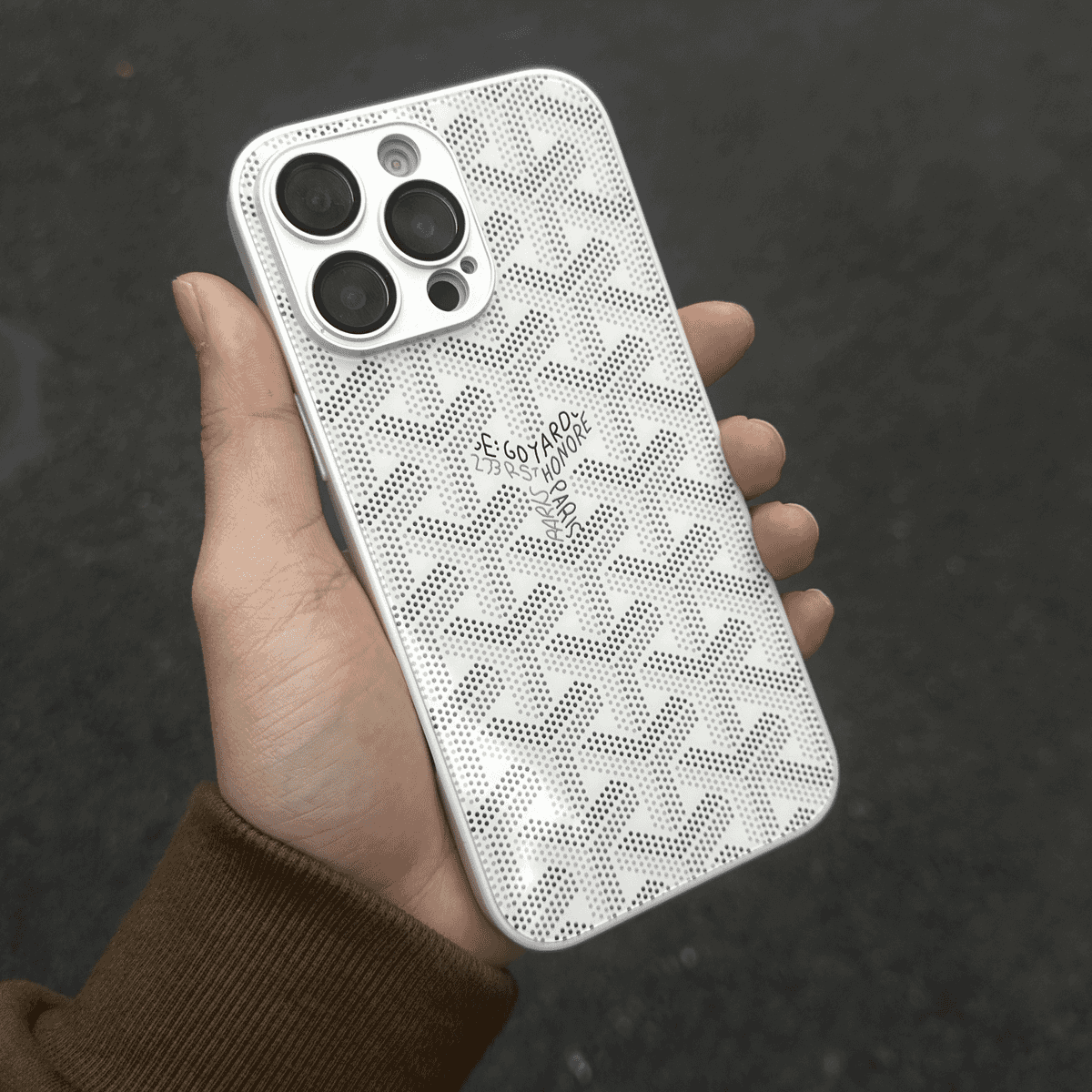 G-Y Luksus Geometrisk Monogram iPhone-etui